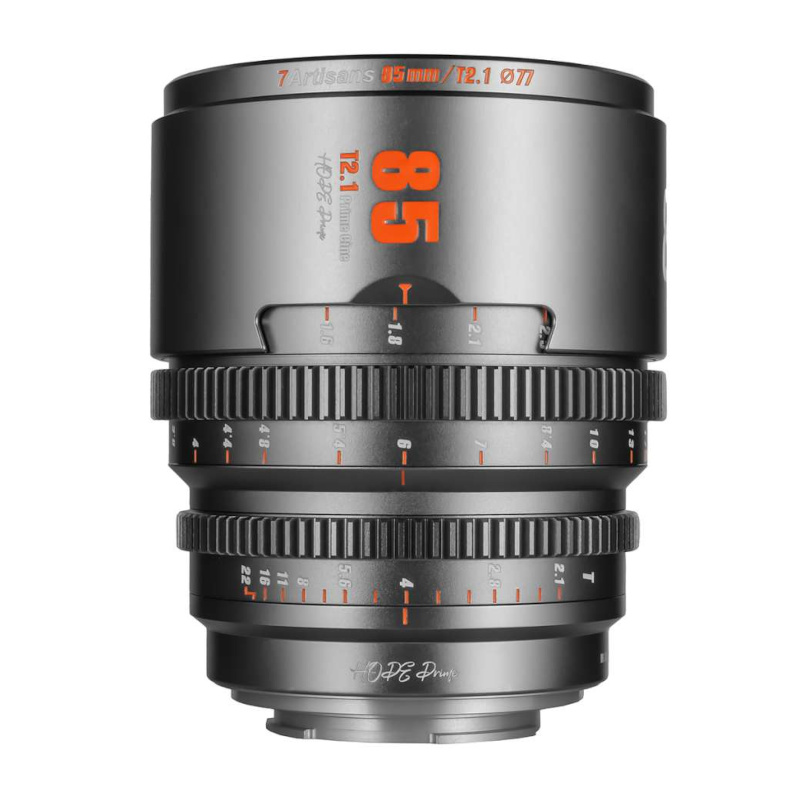 7Artisans Hope 85mm T2.1 titangrau f. Sony E S35