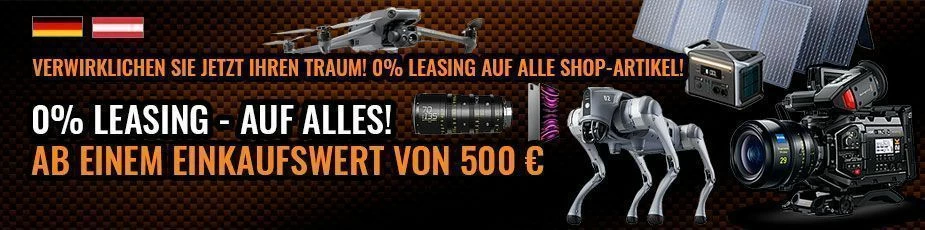 0% Leasing bei Camcorder & Kamerazubehör  im TONEART Onlineshop